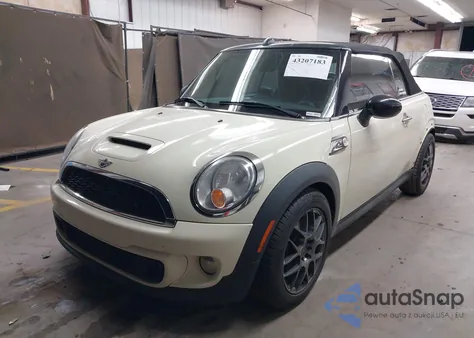 2013 Mini Convertible Cooper S from USA, damaged, VIN WMWZP3C56DT705219